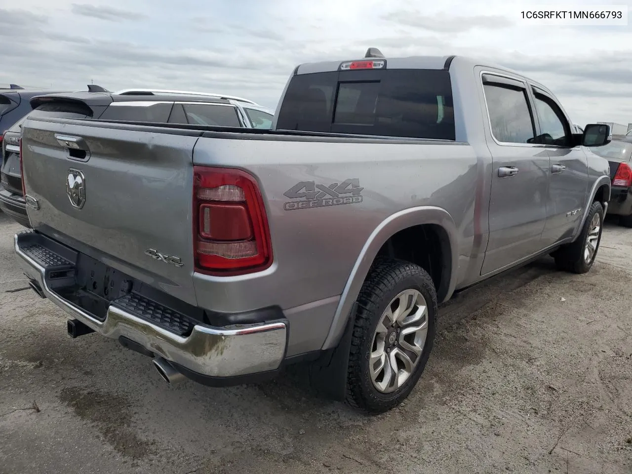 2021 Ram 1500 Longhorn VIN: 1C6SRFKT1MN666793 Lot: 74686264