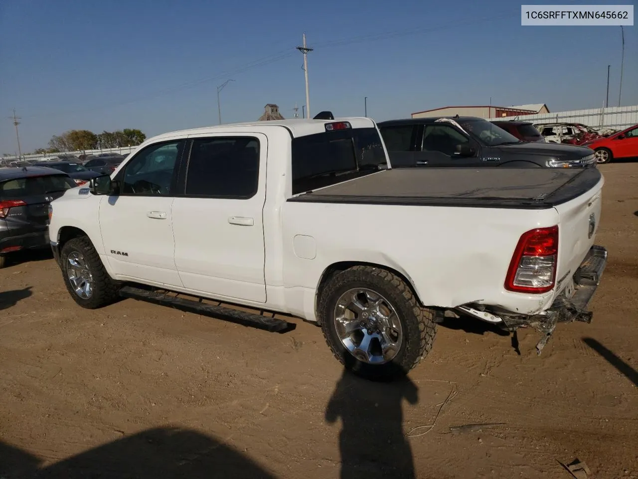 2021 Ram 1500 Big Horn/Lone Star VIN: 1C6SRFFTXMN645662 Lot: 74703424