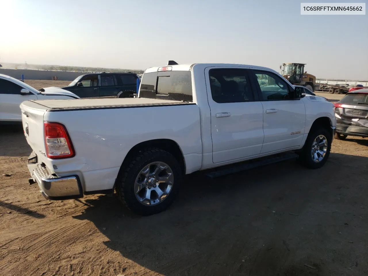 2021 Ram 1500 Big Horn/Lone Star VIN: 1C6SRFFTXMN645662 Lot: 74703424