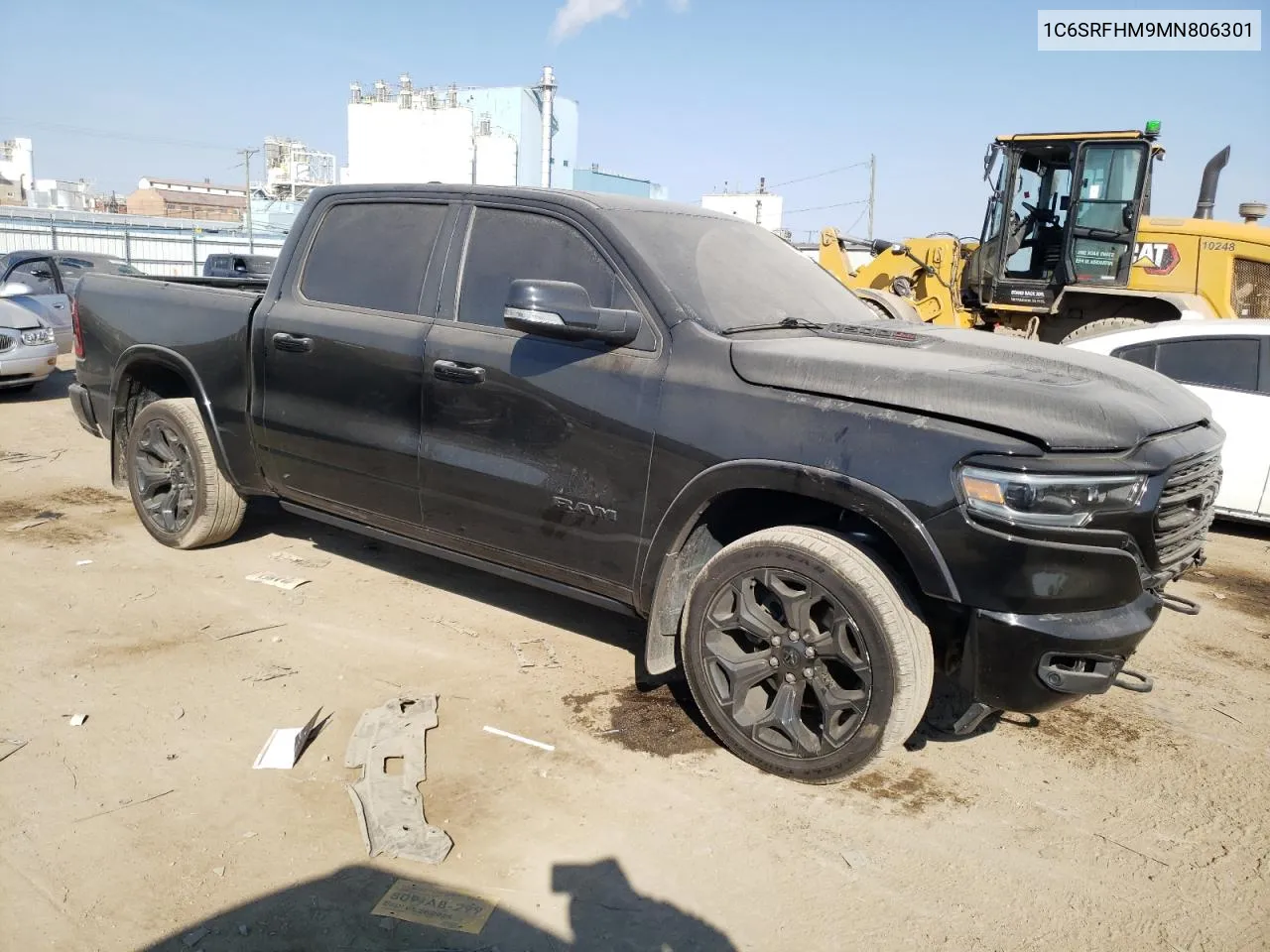 2021 Ram 1500 Limited VIN: 1C6SRFHM9MN806301 Lot: 74705114