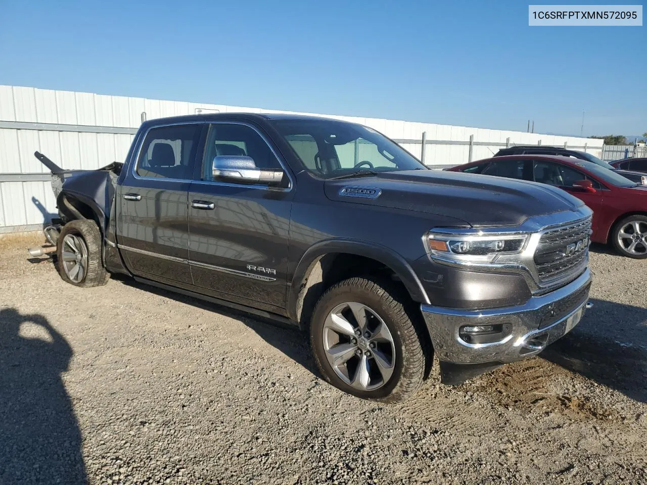 2021 Ram 1500 Limited VIN: 1C6SRFPTXMN572095 Lot: 74763594