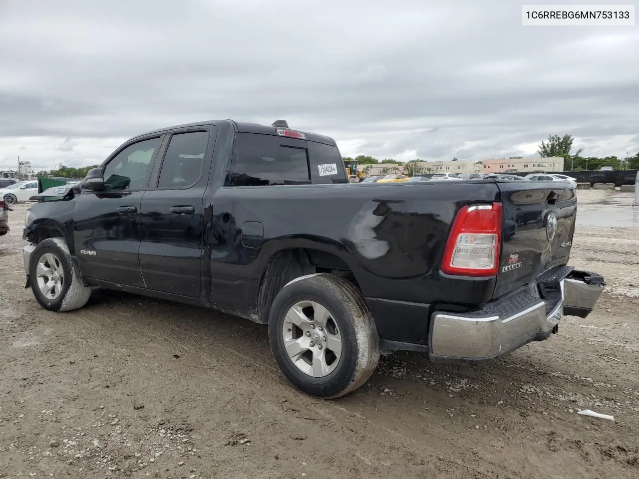 2021 Ram 1500 Big Horn/Lone Star VIN: 1C6RREBG6MN753133 Lot: 75040584