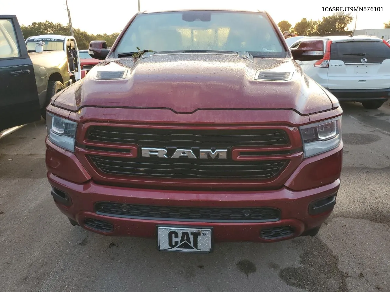 2021 Ram 1500 Laramie VIN: 1C6SRFJT9MN576101 Lot: 75123724