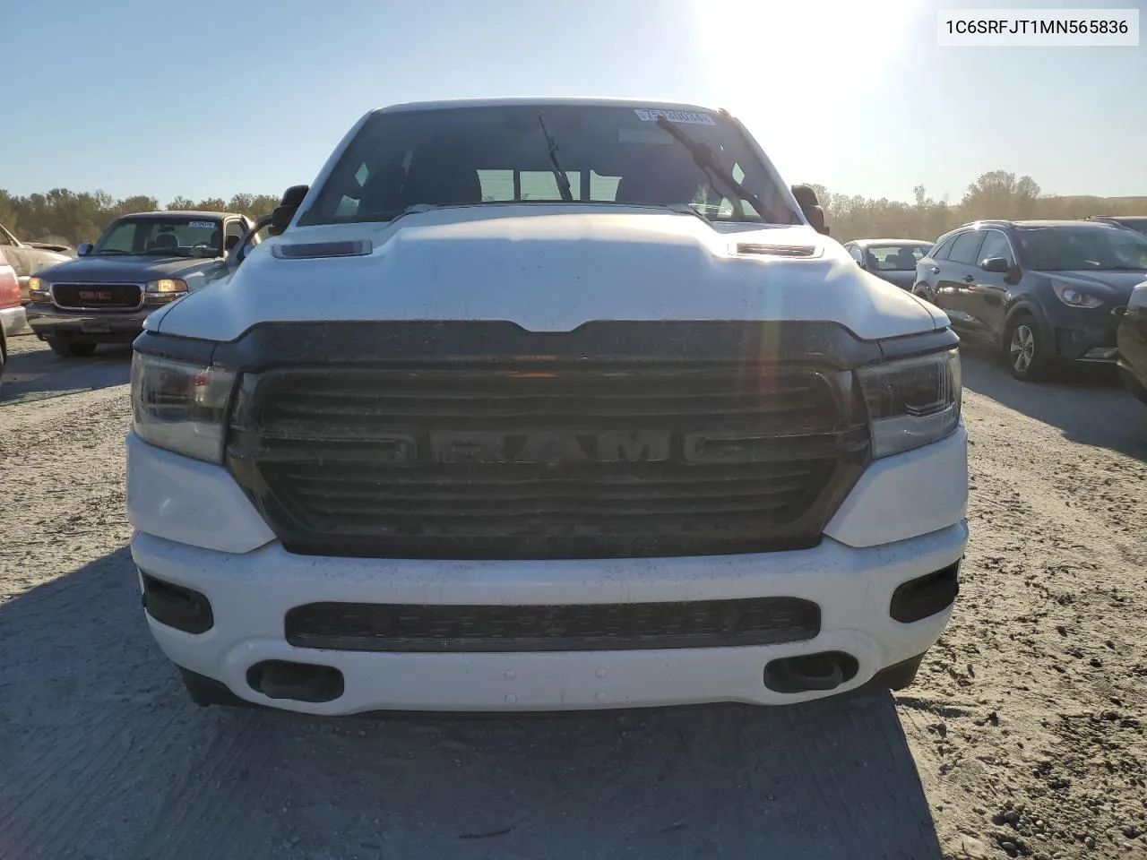 2021 Ram 1500 Laramie VIN: 1C6SRFJT1MN565836 Lot: 75130034