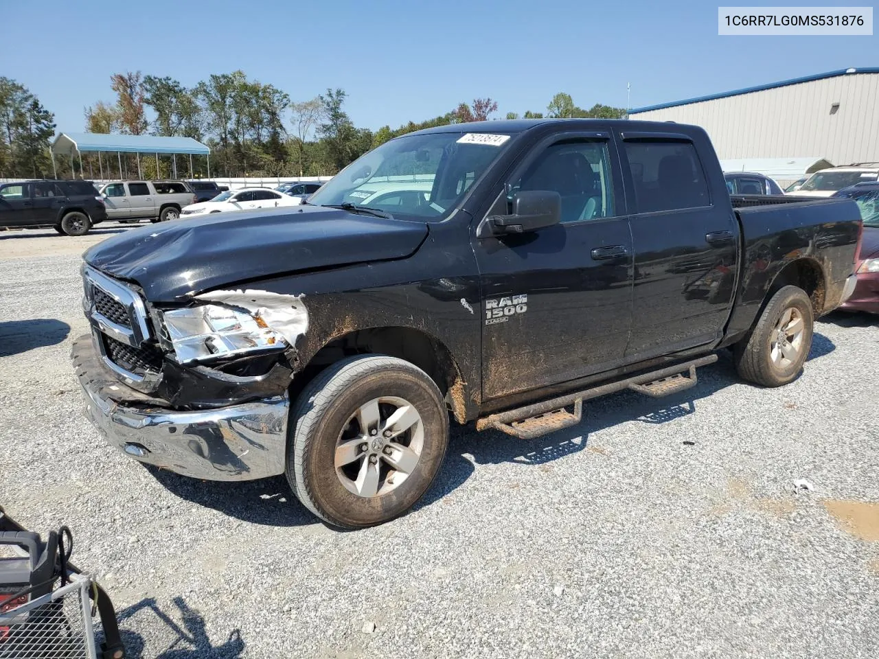 2021 Ram 1500 Classic Slt VIN: 1C6RR7LG0MS531876 Lot: 75213574