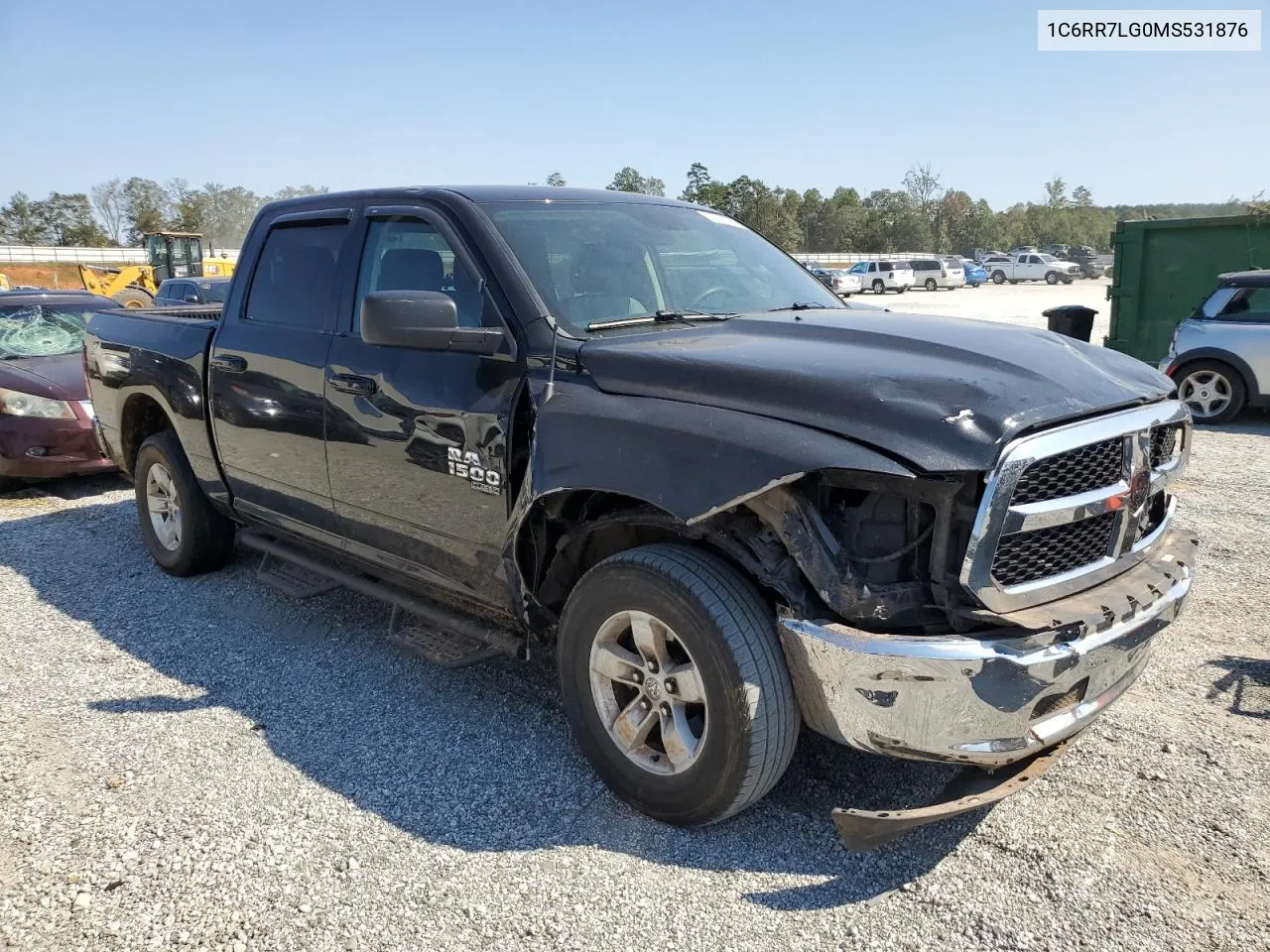 2021 Ram 1500 Classic Slt VIN: 1C6RR7LG0MS531876 Lot: 75213574