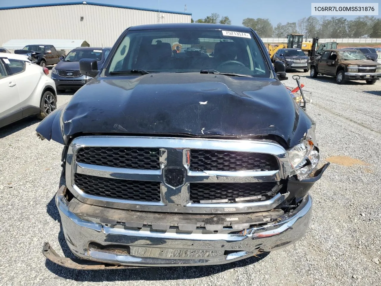 2021 Ram 1500 Classic Slt VIN: 1C6RR7LG0MS531876 Lot: 75213574