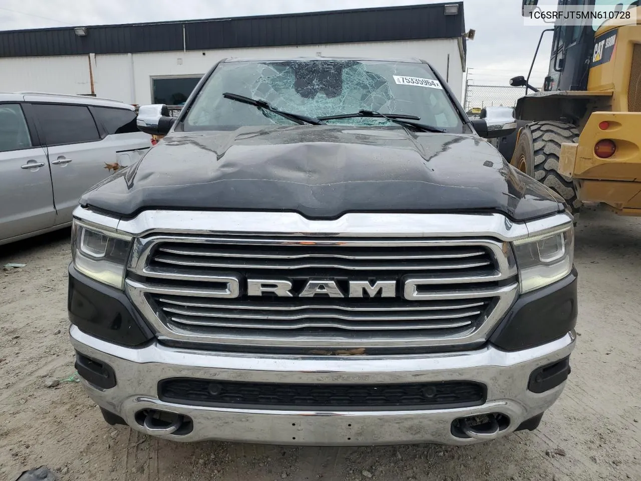 2021 Ram 1500 Laramie VIN: 1C6SRFJT5MN610728 Lot: 75335964