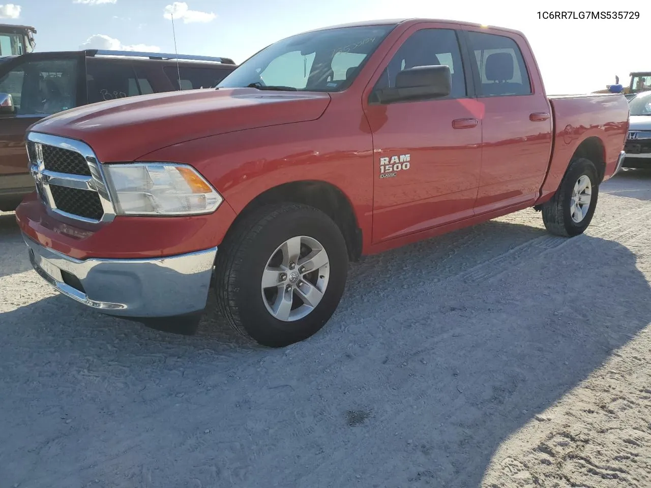 2021 Ram 1500 Classic Slt VIN: 1C6RR7LG7MS535729 Lot: 75535154