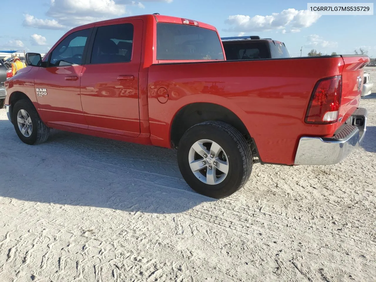 2021 Ram 1500 Classic Slt VIN: 1C6RR7LG7MS535729 Lot: 75535154