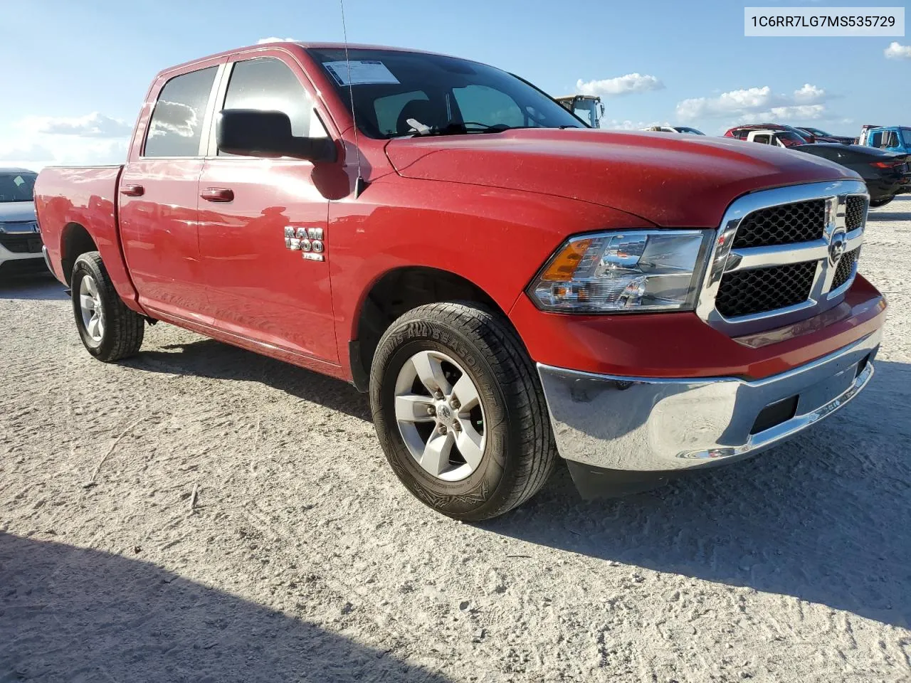 2021 Ram 1500 Classic Slt VIN: 1C6RR7LG7MS535729 Lot: 75535154