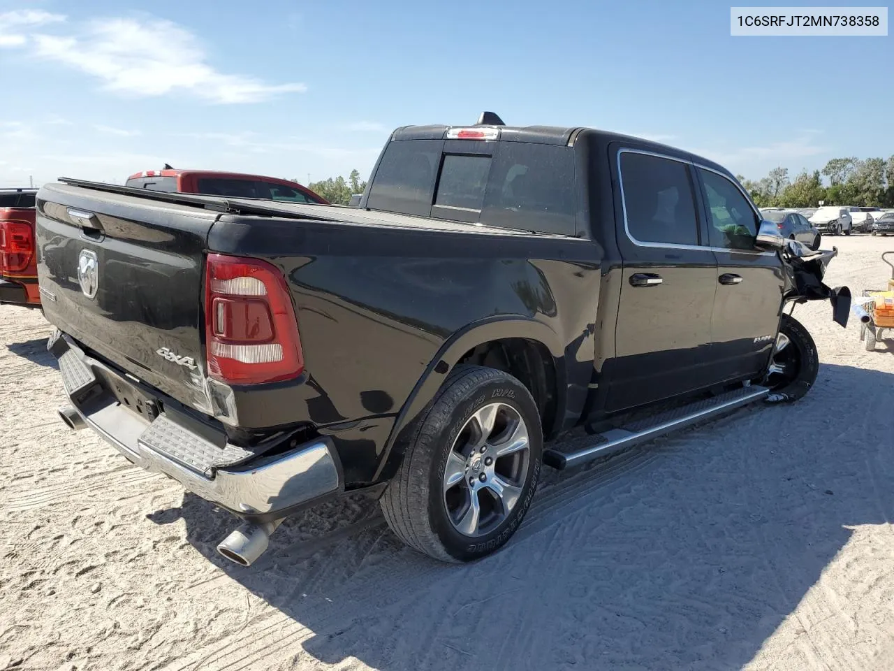 2021 Ram 1500 Laramie VIN: 1C6SRFJT2MN738358 Lot: 75663944