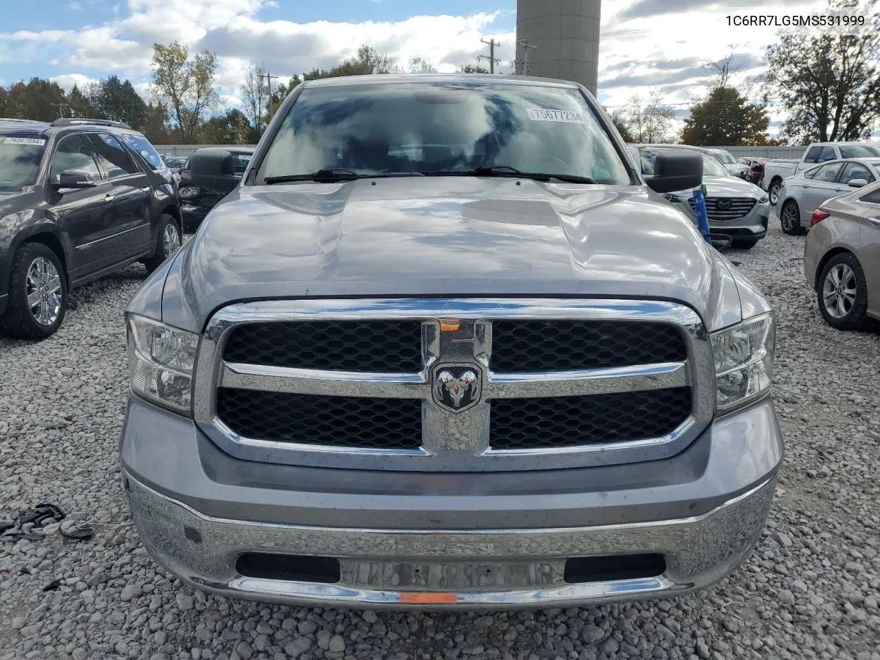 2021 Ram 1500 Classic Slt VIN: 1C6RR7LG5MS531999 Lot: 75677234