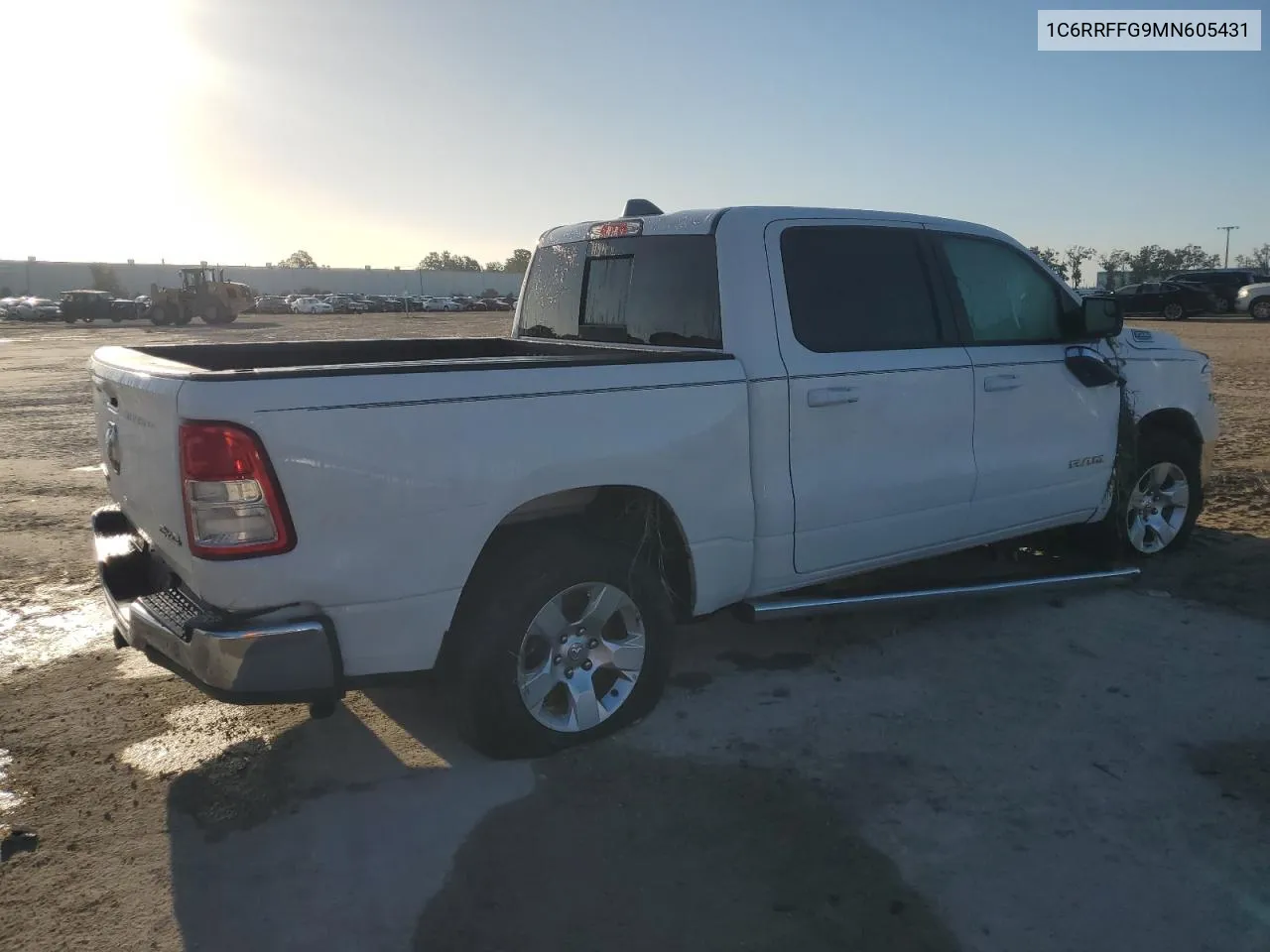 2021 Ram 1500 Big Horn/Lone Star VIN: 1C6RRFFG9MN605431 Lot: 75870164