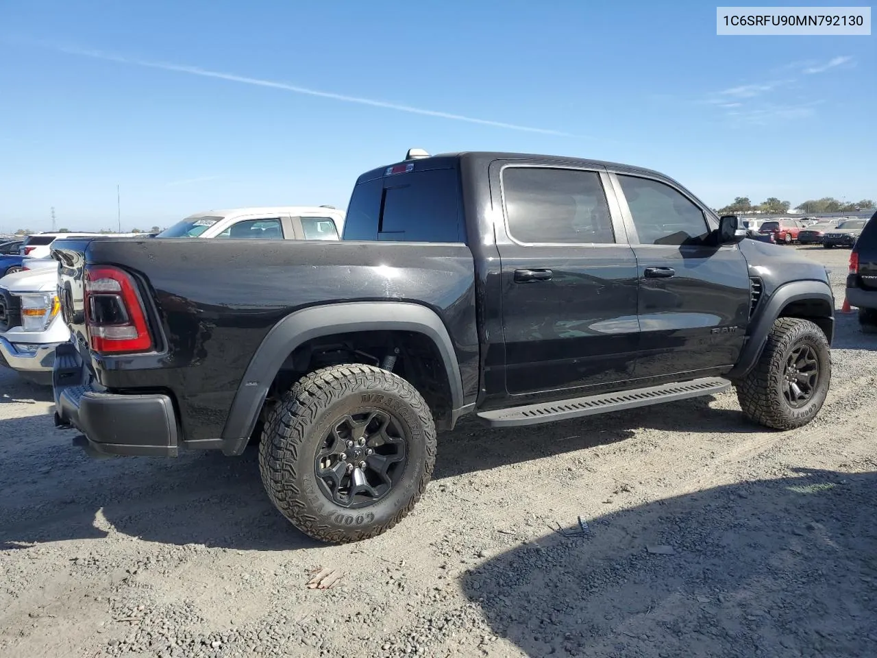 2021 Ram 1500 Trx VIN: 1C6SRFU90MN792130 Lot: 75891594