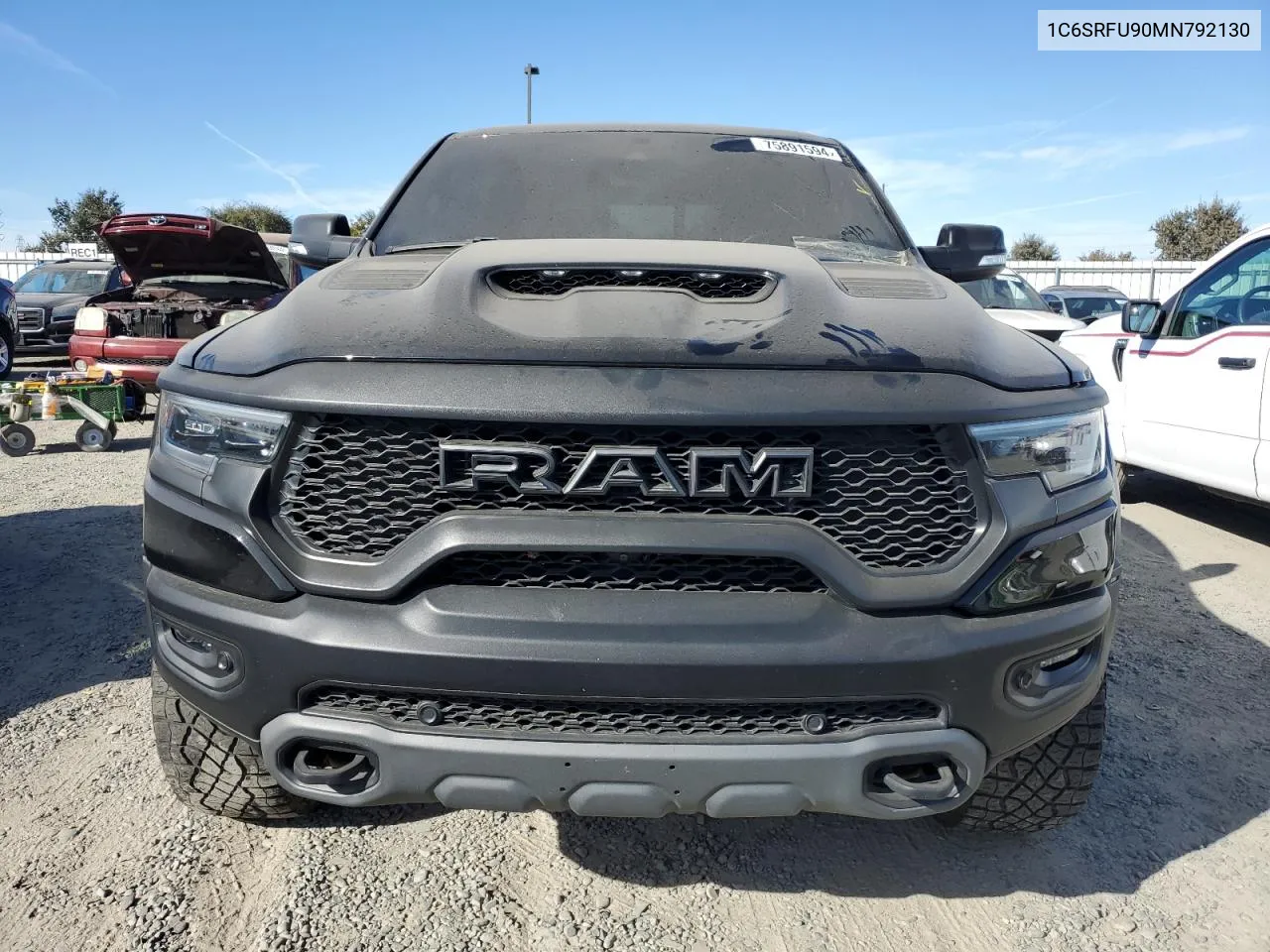 2021 Ram 1500 Trx VIN: 1C6SRFU90MN792130 Lot: 75891594