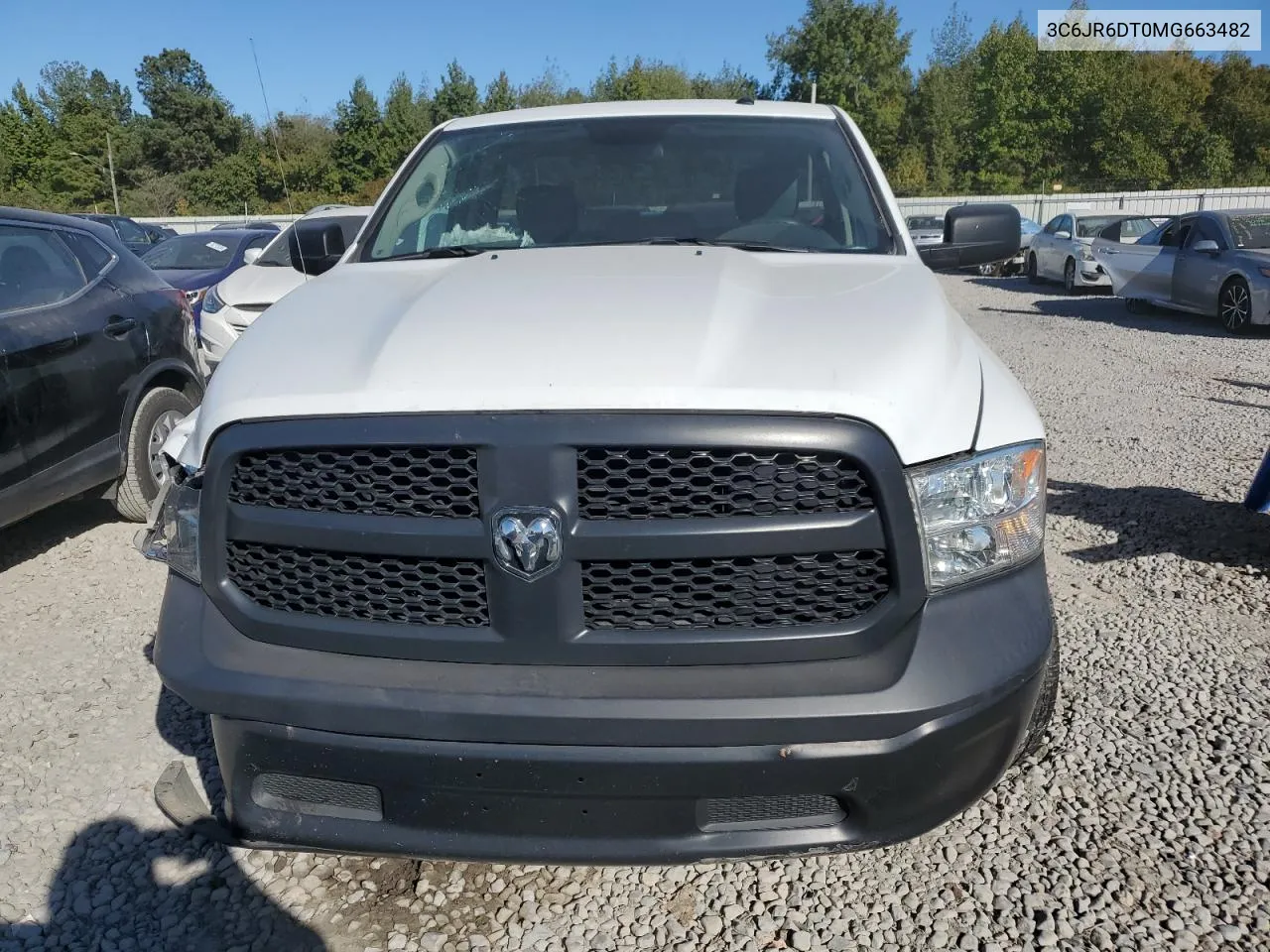 2021 Ram 1500 Classic Tradesman VIN: 3C6JR6DT0MG663482 Lot: 76082674