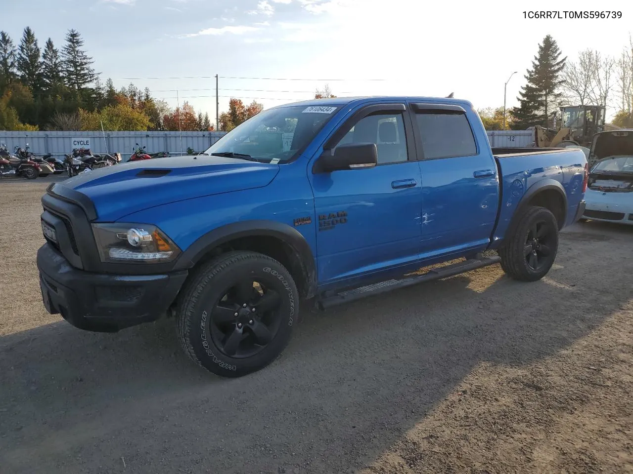 2021 Ram 1500 Classic Slt VIN: 1C6RR7LT0MS596739 Lot: 76106434