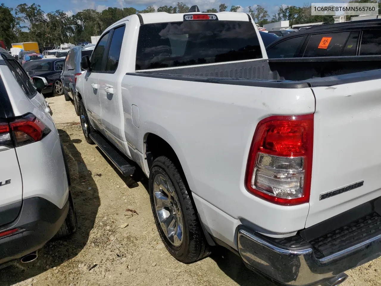 2021 Ram 1500 Big Horn/Lone Star VIN: 1C6RREBT6MN565760 Lot: 76260924