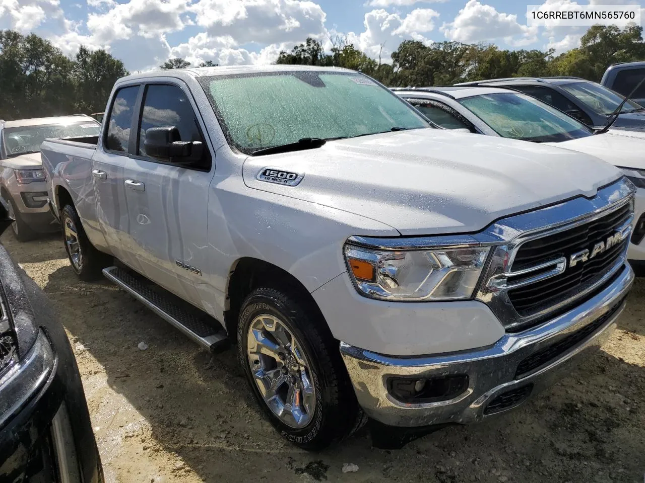 2021 Ram 1500 Big Horn/Lone Star VIN: 1C6RREBT6MN565760 Lot: 76260924