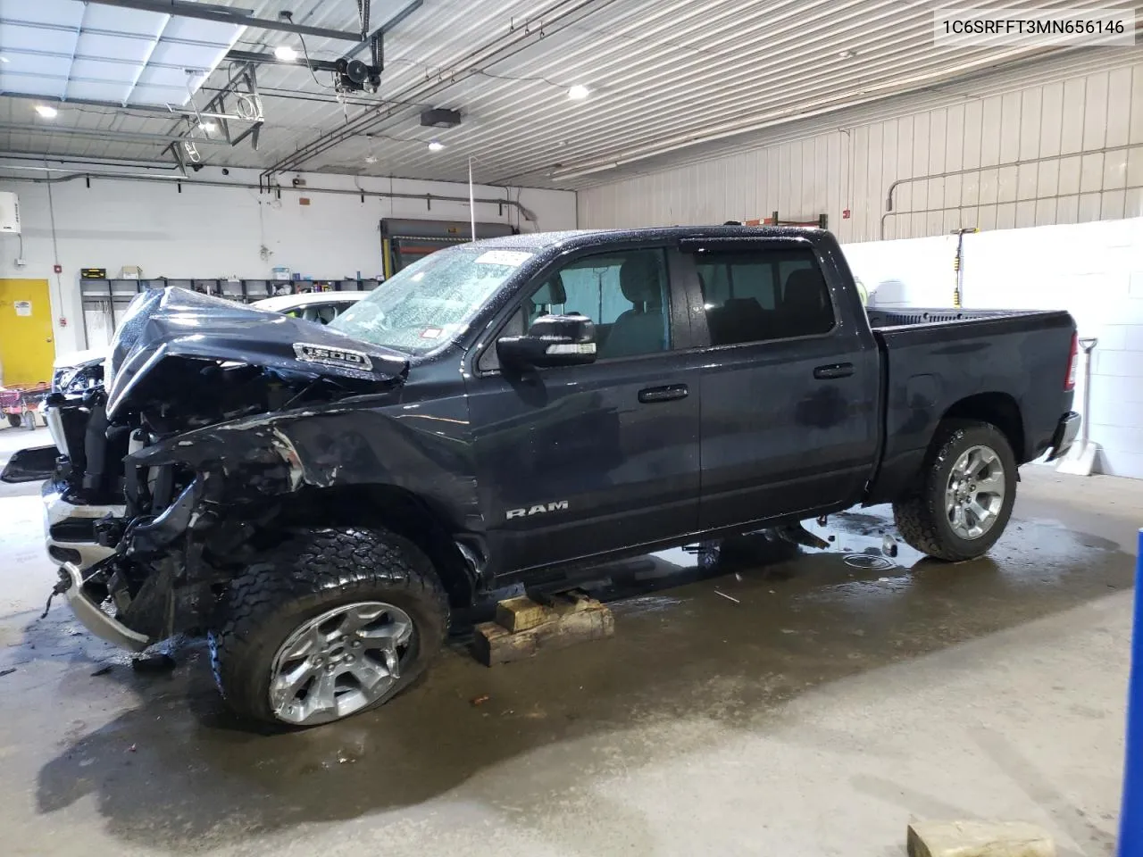 2021 Ram 1500 Big Horn/Lone Star VIN: 1C6SRFFT3MN656146 Lot: 76462574