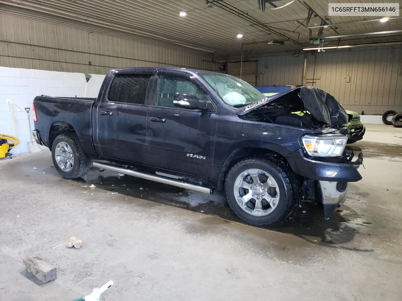 2021 Ram 1500 Big Horn/Lone Star VIN: 1C6SRFFT3MN656146 Lot: 76462574