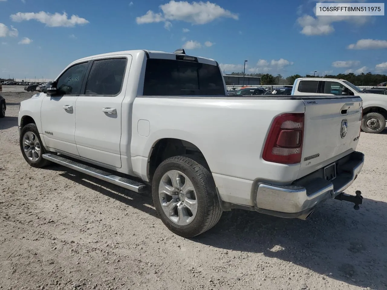 2021 Ram 1500 Big Horn/Lone Star VIN: 1C6SRFFT8MN511975 Lot: 76472034