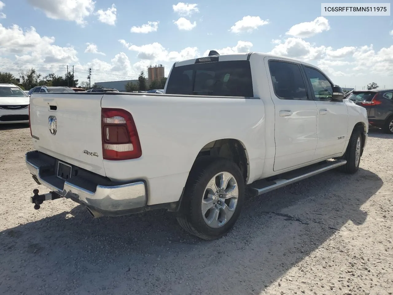 2021 Ram 1500 Big Horn/Lone Star VIN: 1C6SRFFT8MN511975 Lot: 76472034