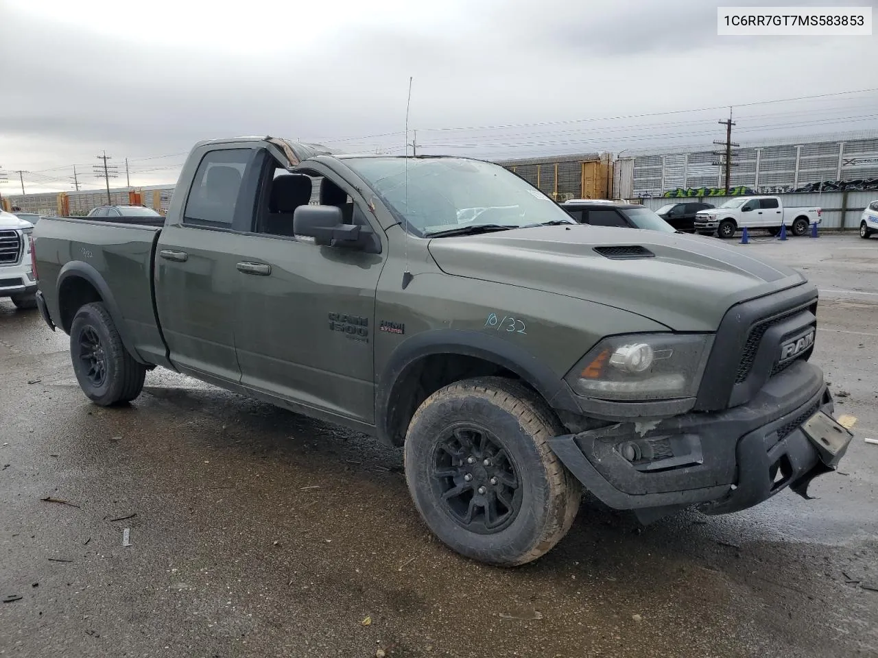 2021 Ram 1500 Classic Slt VIN: 1C6RR7GT7MS583853 Lot: 76636284