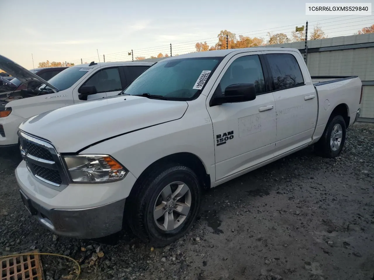 2021 Ram 1500 Classic Slt VIN: 1C6RR6LGXMS529840 Lot: 76659404