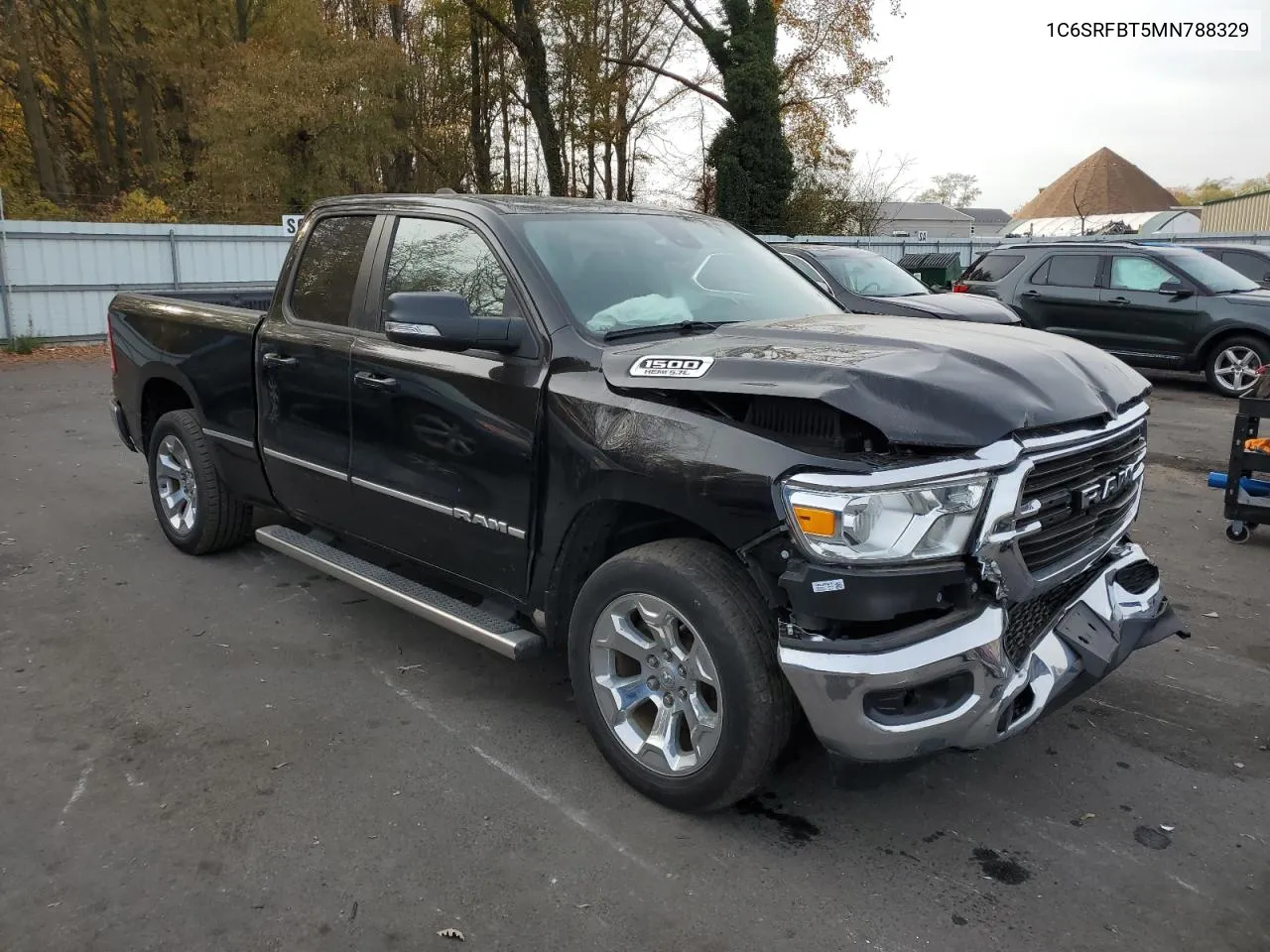 2021 Ram 1500 Big Horn/Lone Star VIN: 1C6SRFBT5MN788329 Lot: 76702224