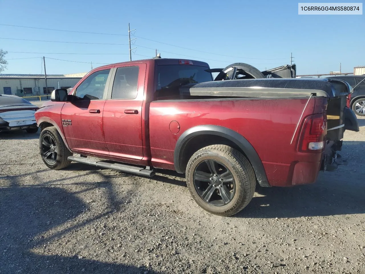 2021 Ram 1500 Classic Slt VIN: 1C6RR6GG4MS580874 Lot: 76725044