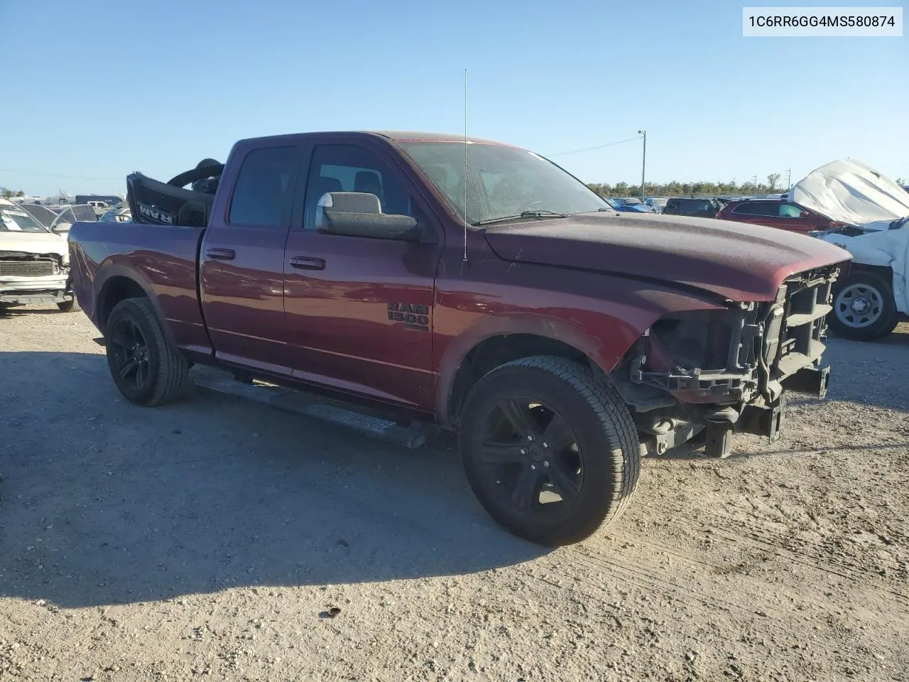 2021 Ram 1500 Classic Slt VIN: 1C6RR6GG4MS580874 Lot: 76725044