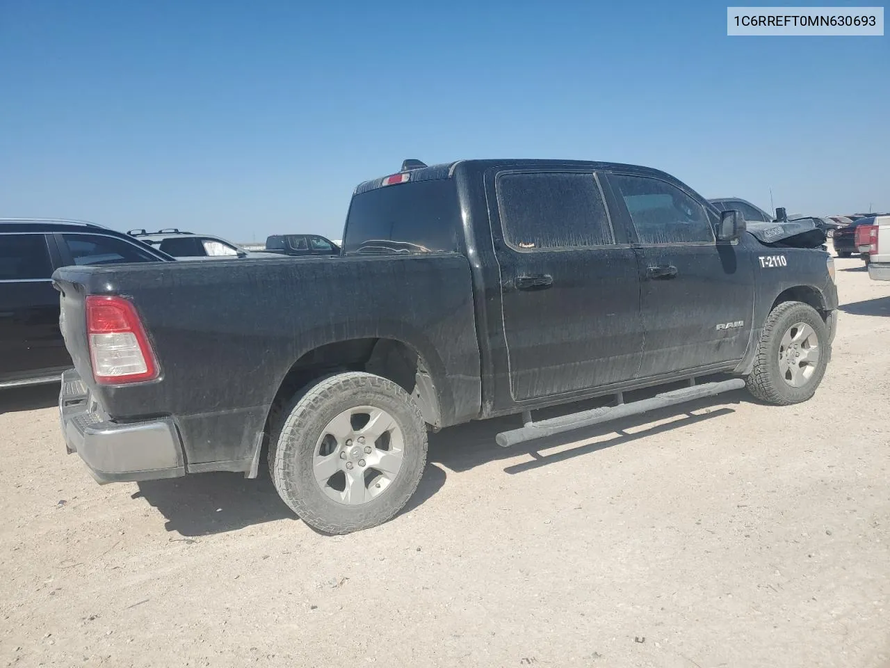 2021 Ram 1500 Big Horn/Lone Star VIN: 1C6RREFT0MN630693 Lot: 76783174