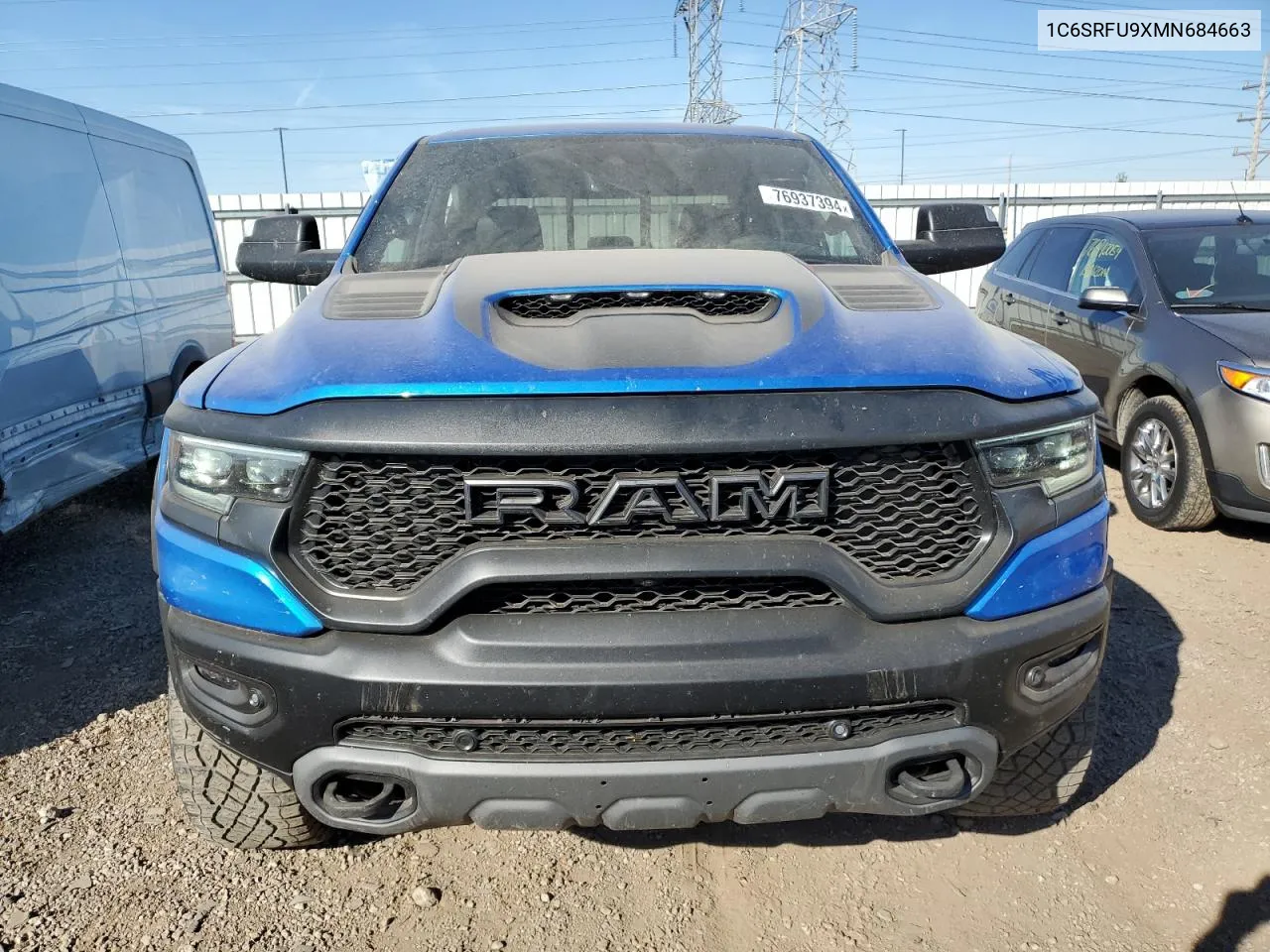 2021 Ram 1500 Trx VIN: 1C6SRFU9XMN684663 Lot: 76937394