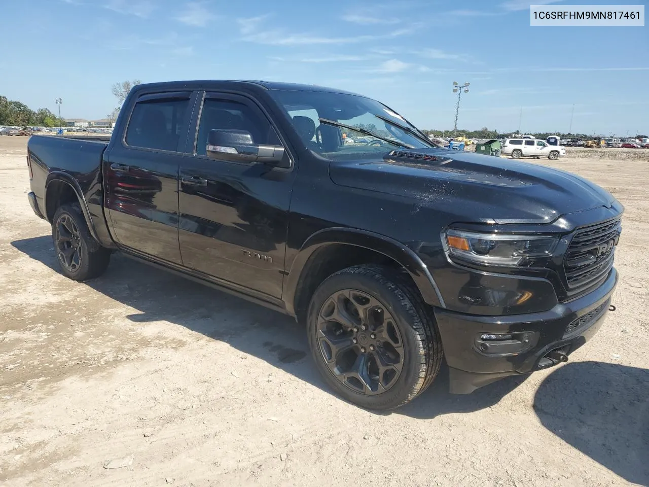 2021 Ram 1500 Limited VIN: 1C6SRFHM9MN817461 Lot: 77521314