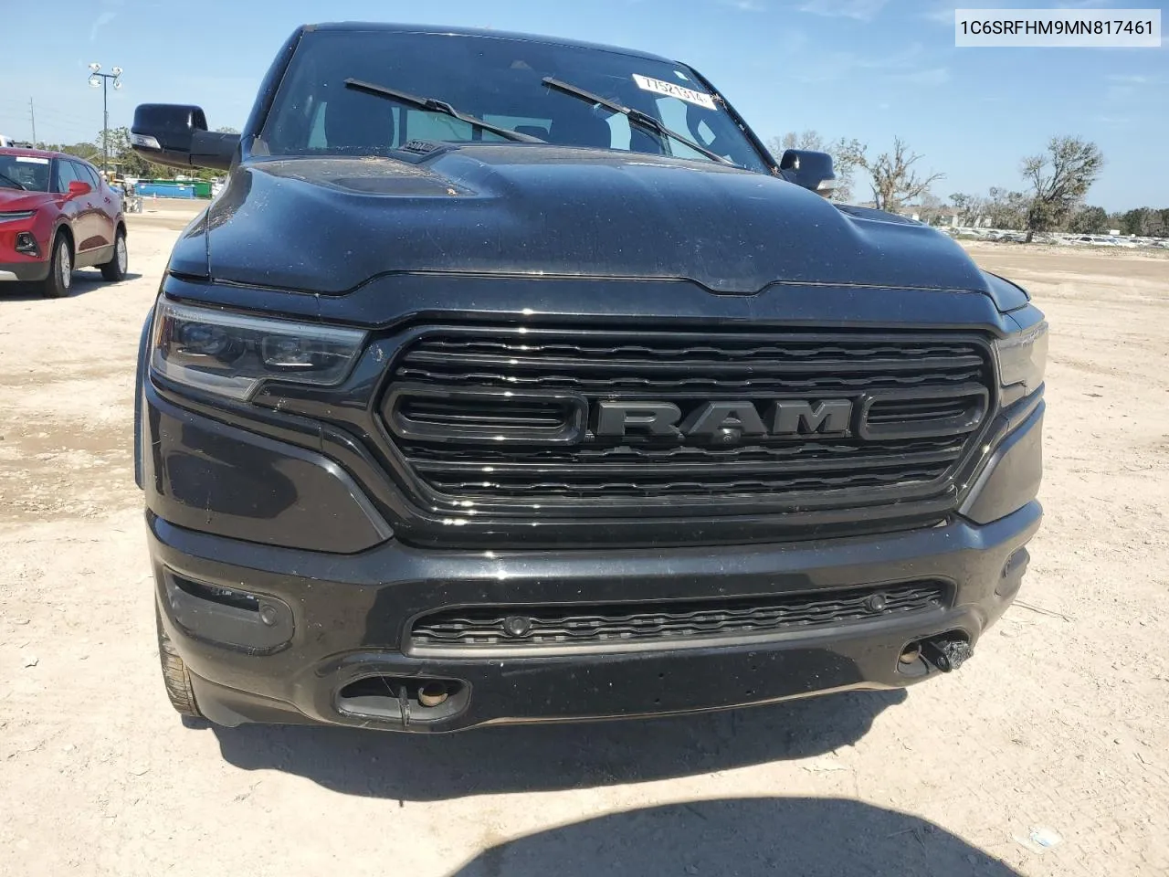 2021 Ram 1500 Limited VIN: 1C6SRFHM9MN817461 Lot: 77521314