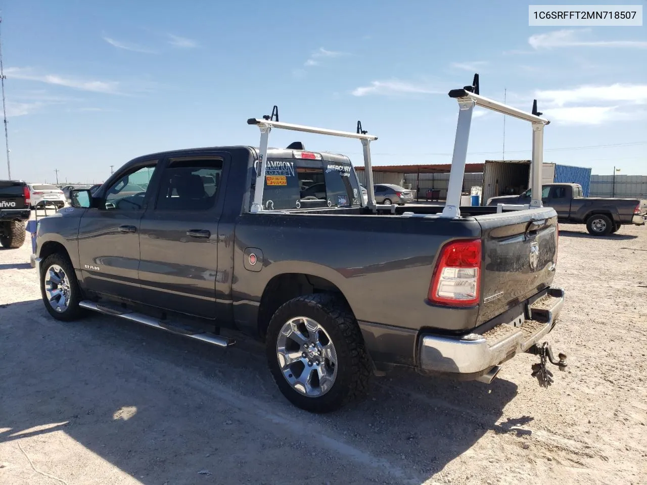 2021 Ram 1500 Big Horn/Lone Star VIN: 1C6SRFFT2MN718507 Lot: 77617914