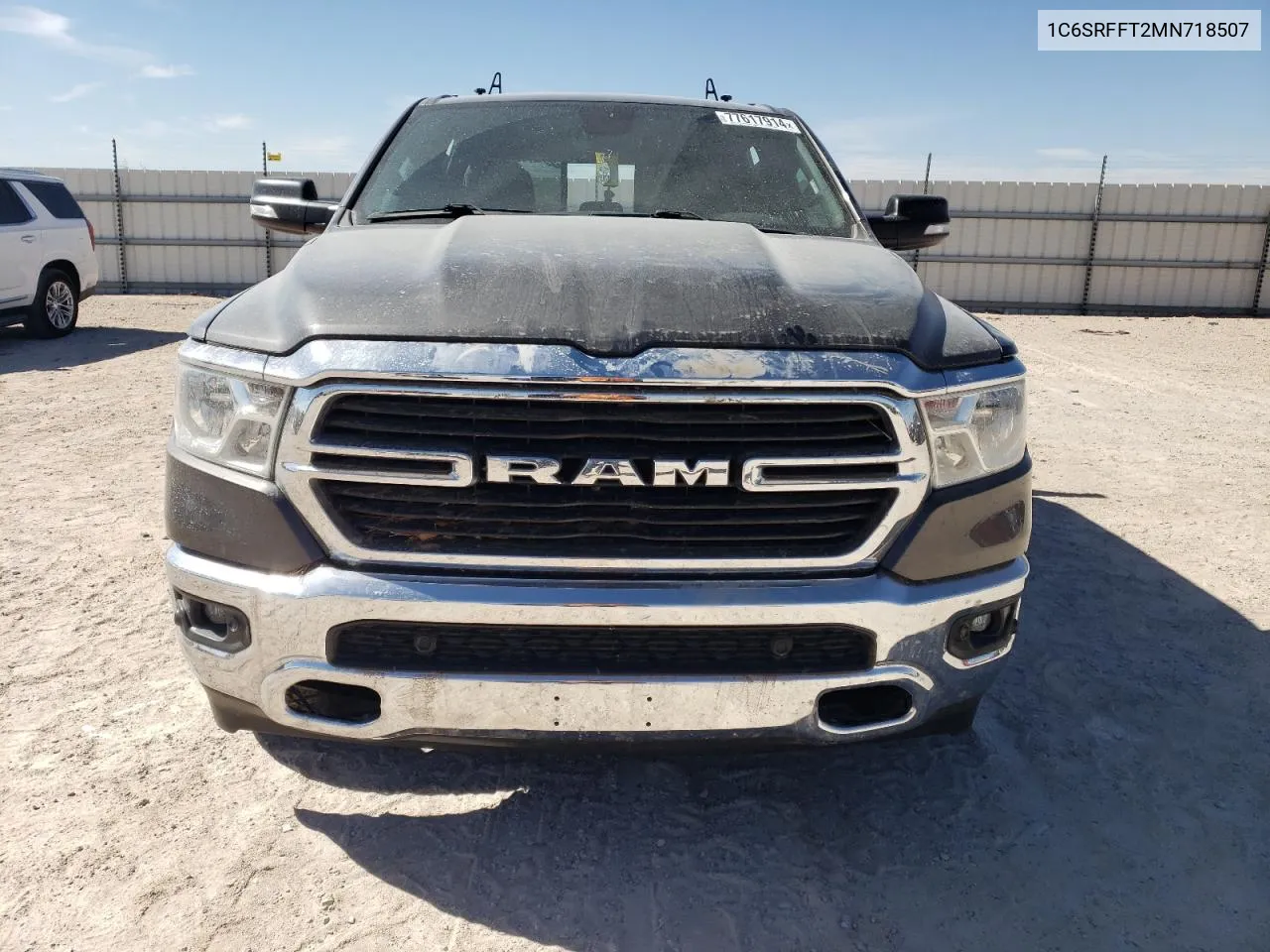 2021 Ram 1500 Big Horn/Lone Star VIN: 1C6SRFFT2MN718507 Lot: 77617914