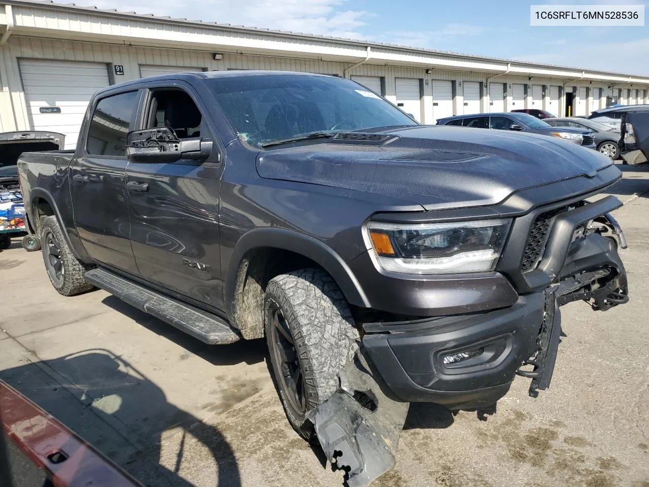 2021 Ram 1500 Rebel VIN: 1C6SRFLT6MN528536 Lot: 77658914