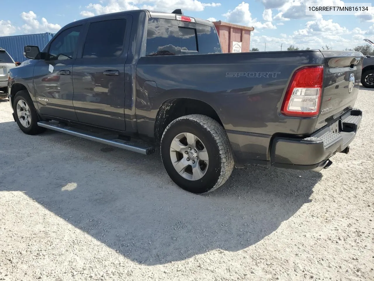 2021 Ram 1500 Big Horn/Lone Star VIN: 1C6RREFT7MN816134 Lot: 77710984