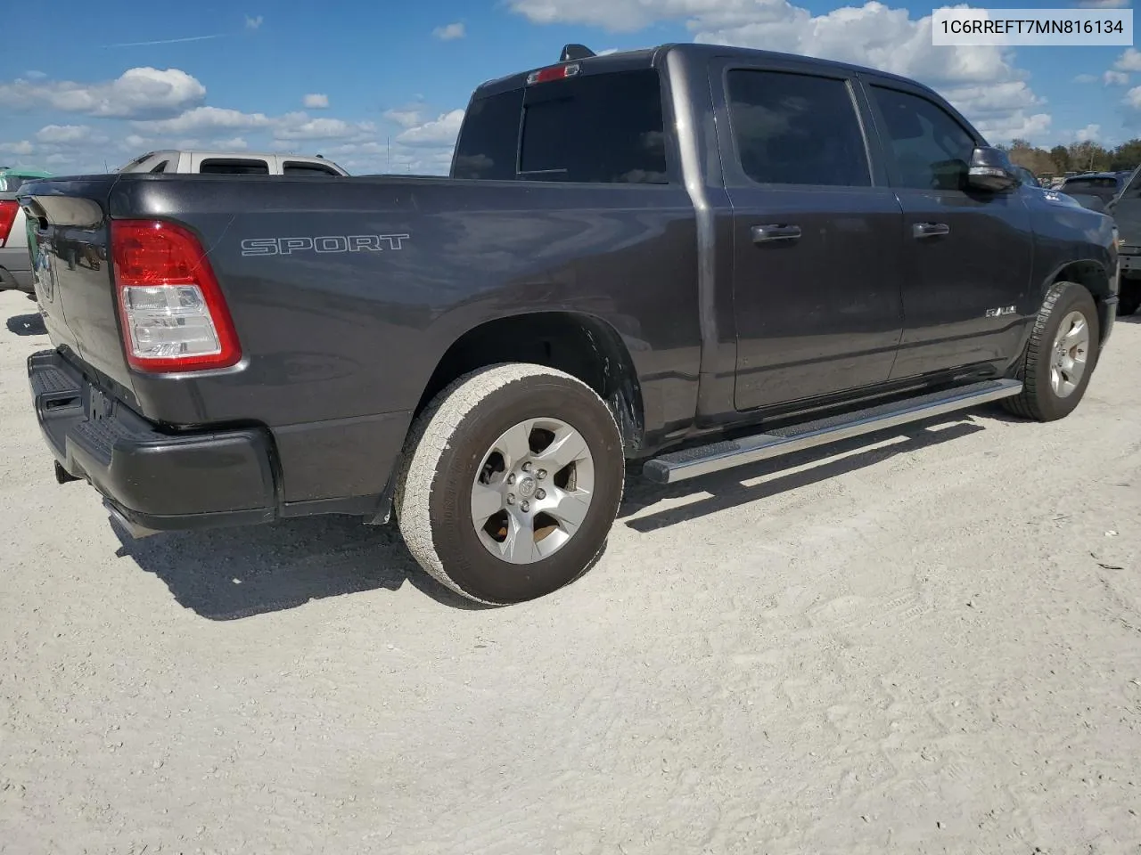 2021 Ram 1500 Big Horn/Lone Star VIN: 1C6RREFT7MN816134 Lot: 77710984