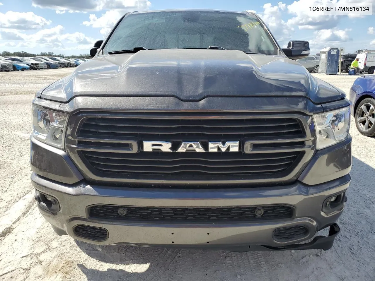 2021 Ram 1500 Big Horn/Lone Star VIN: 1C6RREFT7MN816134 Lot: 77710984