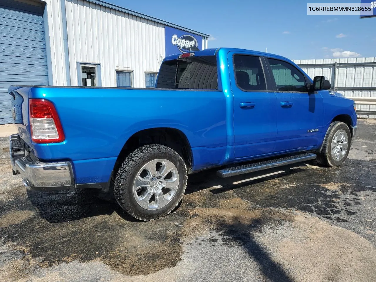 2021 Ram 1500 Big H VIN: 1C6RREBM9MN828655 Lot: 77966064