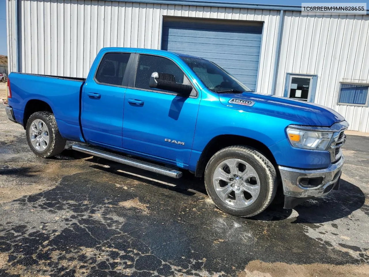 2021 Ram 1500 Big H VIN: 1C6RREBM9MN828655 Lot: 77966064