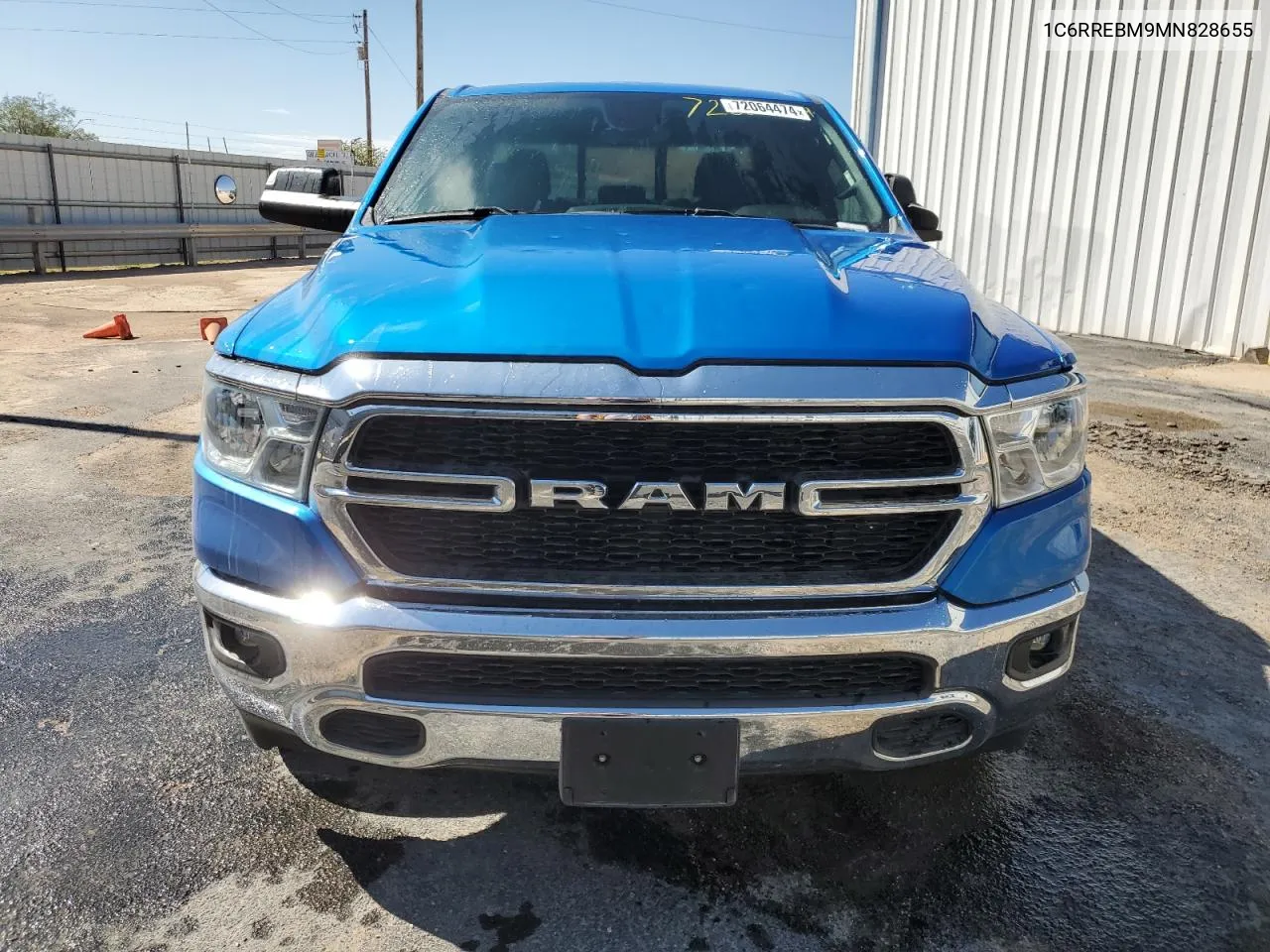 2021 Ram 1500 Big H VIN: 1C6RREBM9MN828655 Lot: 77966064