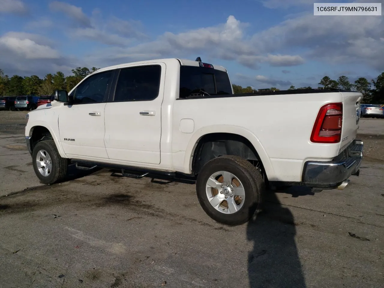 2021 Ram 1500 Laramie VIN: 1C6SRFJT9MN796631 Lot: 78001424