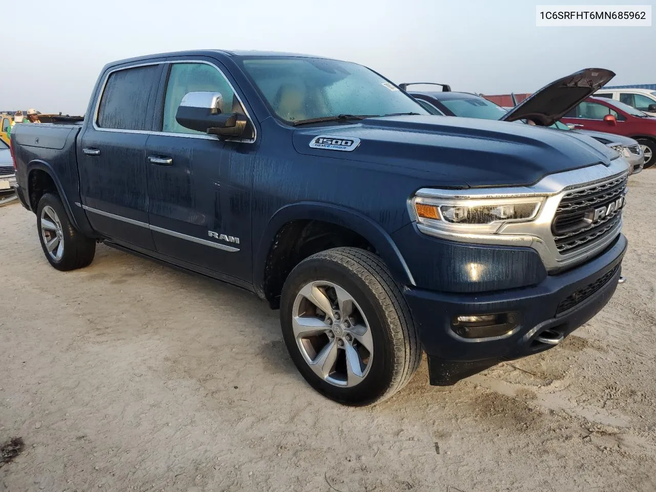 2021 Ram 1500 Limited VIN: 1C6SRFHT6MN685962 Lot: 78005174