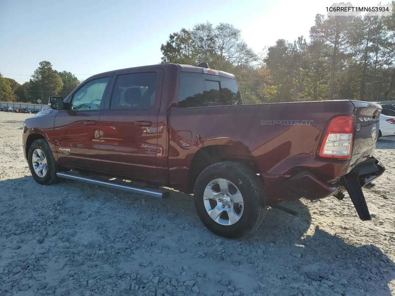 2021 Ram 1500 Big Horn/Lone Star VIN: 1C6RREFT1MN653934 Lot: 78234364