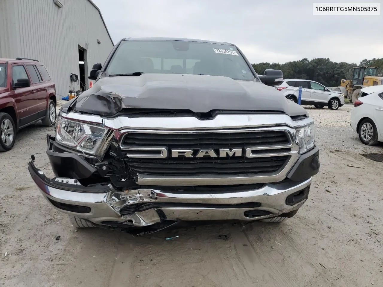 2021 Ram 1500 Big Horn/Lone Star VIN: 1C6RRFFG5MN505875 Lot: 78324754